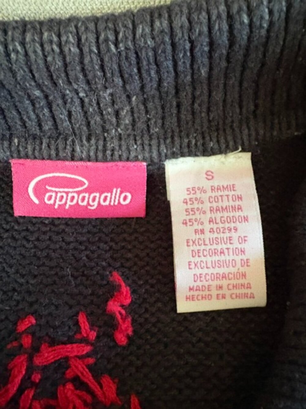 Vintage Pappagallo 80s 90s Cottagecore American Holiday Zip Sweater Vest Small - Picture 2 of 10